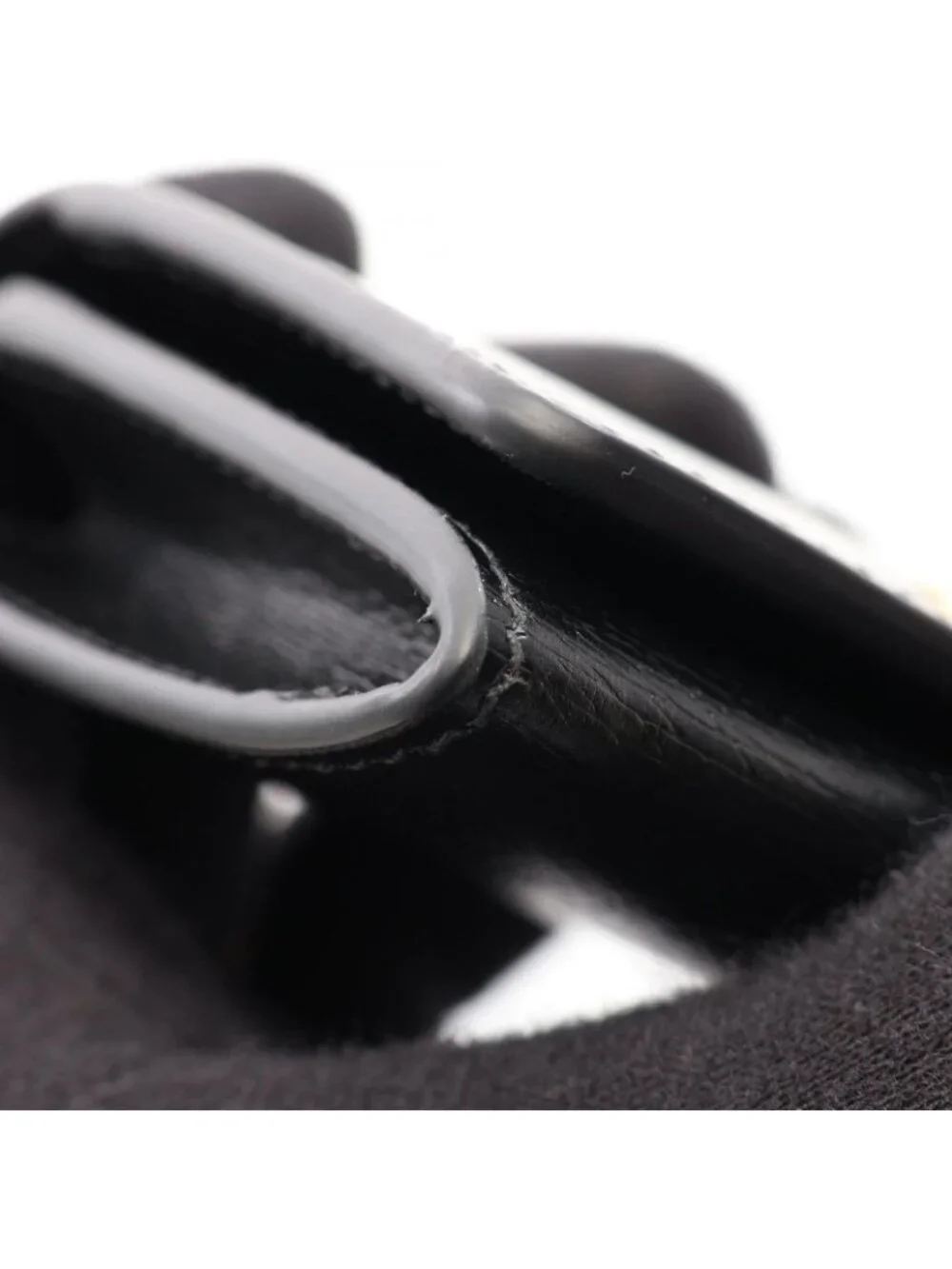 Gucci Card Slot Script Black Leather